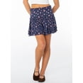 thumbnail image 4 of Celebrity Pink Women's Ruffle Trim Mini Skirt, XS-XXXL, 4 of 7