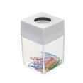 thumbnail image 2 of Foqnuq Macaron Color Magnetic Paper Clip Storage Bucket, Desk Organizing Container, Stationery Holder for Clips & Small Office Supplies - Cute & Compact Design, 2 of 7