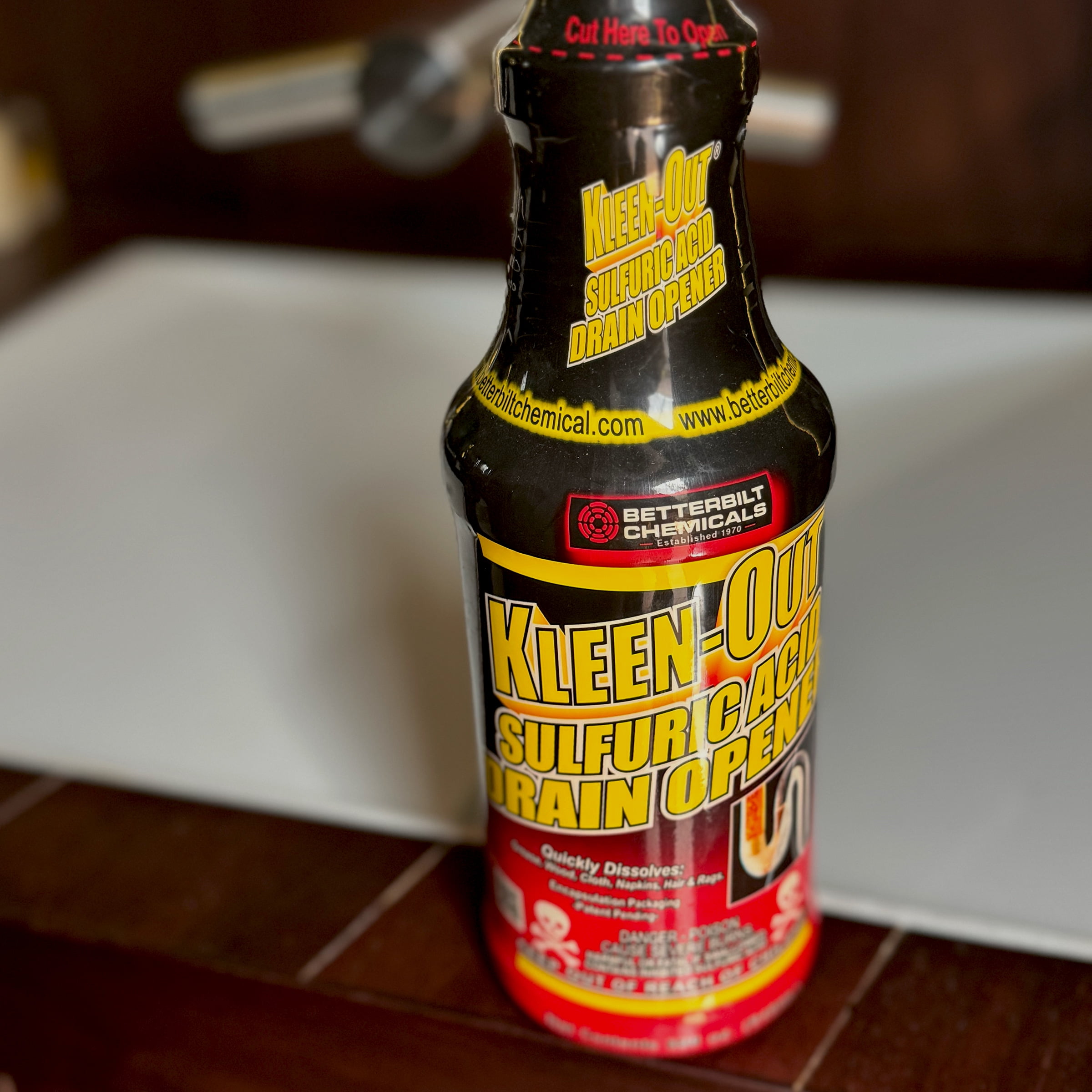 Betterbilt Kleen Out Chemical Drain Opener, 32 Fluid Ounce