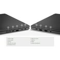thumbnail image 4 of Lenovo 300e (2nd Gen) 82GK - Flip design - AMD 3000 Series - 3015e / up to 2.3 GHz - Windows 10 Pro National Academic - Radeon Graphics - 4 GB RAM - 64 GB eMMC - 11.6" IPS touchscreen 1366 x 768 (HD) - Wi-Fi 6 - black texture - kbd: US, 4 of 36