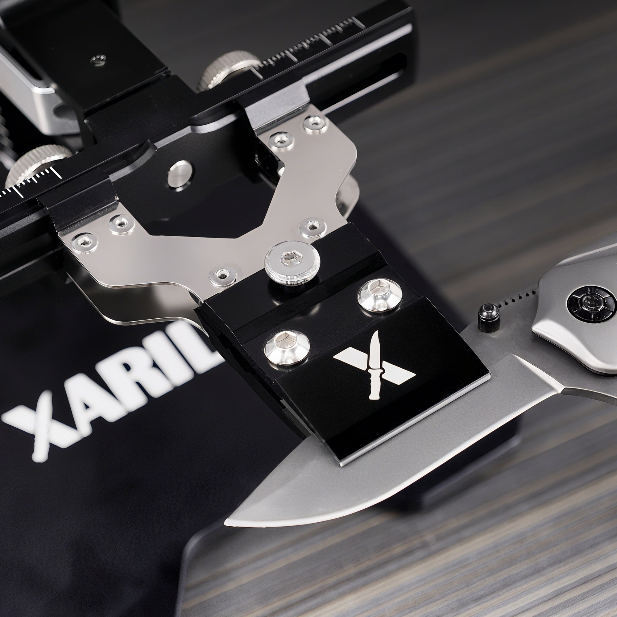 Adjustable Center Y Clamp for GEN3 Knife Sharpening System, Universal Central Holder for Folding, Hunting, Survival, and Tactical Knives, Compatible with Fixed Angle Sharpeners