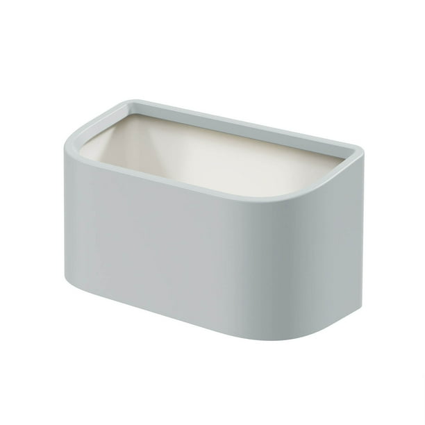 Mini cubo de basura colgante para puerta de armario de cocina Pequeño cubo de basura bajo Cubo de basura montado en la pared Mini cubo de basura para armario Dormitorio Baño