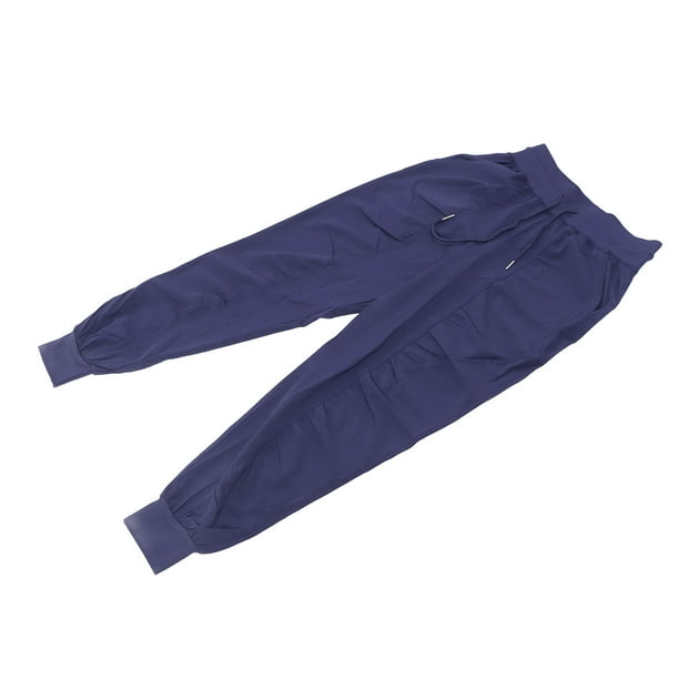 Running Trousers Sports Trousers Navy Blue Adjustable Drawstring