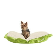 Angle View: Big Joe Rectangular Pet Cat Bed, Lime