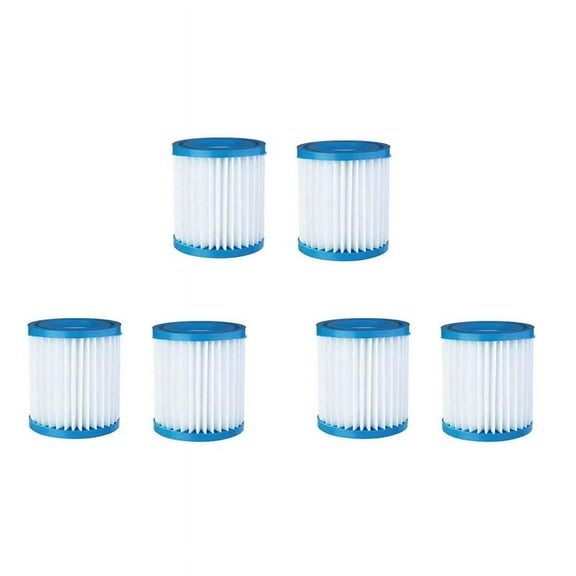 6Pcs Pool Filter Cartridges Type H Replacement Swimming Pool Filter for Pool Filter Pump Cleaner