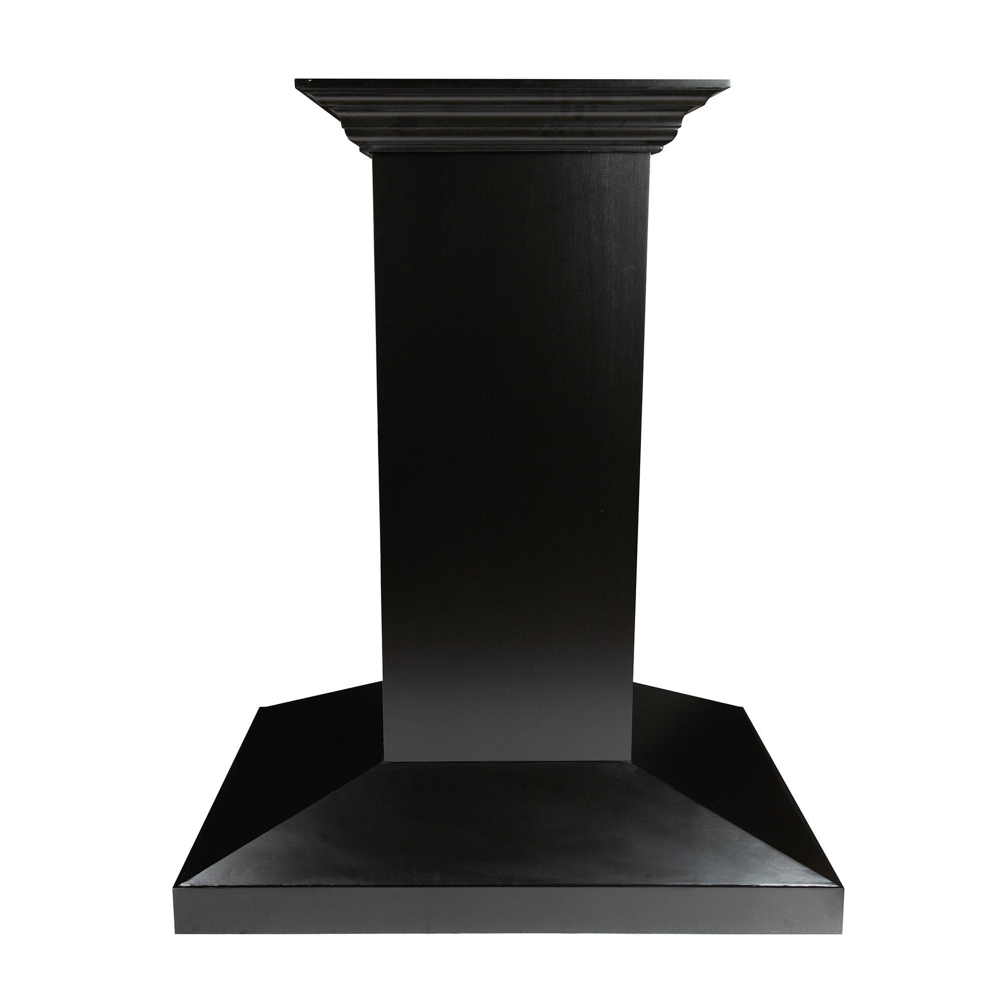 ZLine KBICC36 Designer Series Wooden Island Range Hood With Crown Molding