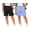 Black+Blue, variant on Teen Boys School Uniform Shorts 2PC (5-15), Casual Summer Cargo Shorts with Multi-pockets Gray 12-13 Years