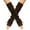 Brown, variant on Arm Sleeves, Fingerless Gloves Solid Color Knitted with Thumb Hole Unisex Warm Gloves Arm Warmers, Hot Pink
