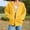 TUOYUAN#Yellow, variant on TUOYUAN Womens Hoodies Fleece Lined Solid Color Long Sleeve Relaxed Fit Zip Up Hoodies For Women With Pockets Casual Cozy Sweatshirt Outerwear Tops