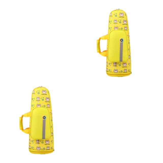 Bolsa Suona Qarigey Accesorio para instrumentos musicales Tela Oxford a prueba de salpicaduras Amarillo 2piezas