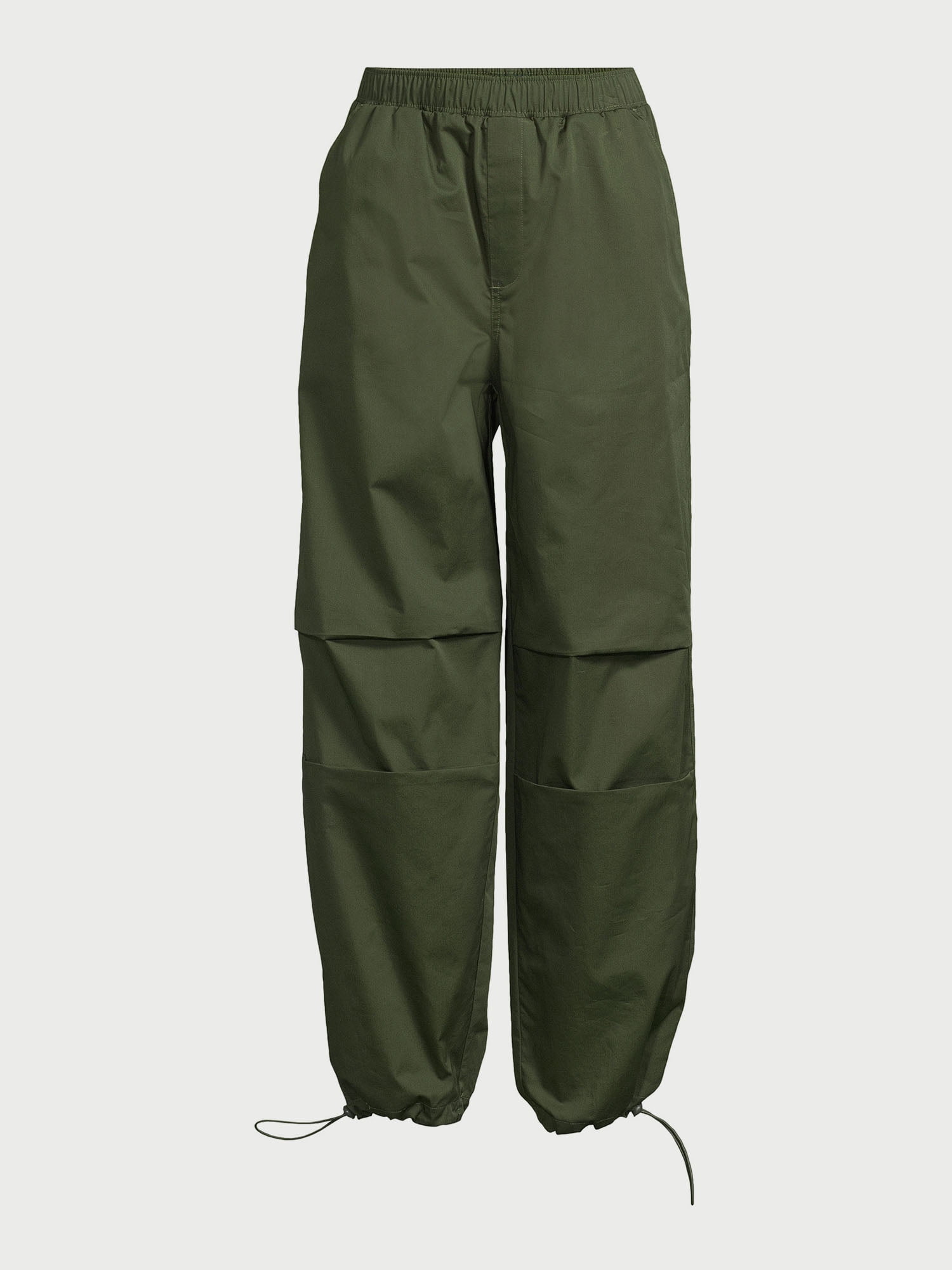 Scoop Women’s Cotton Parachute Jogger Pants, 28'' Inseam, Sizes XS-XXL