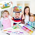 thumbnail image 2 of Ellinjan 288 Count Washable Markers Bulk, 12 Assorted Colors, Fine Line Colored Marker with Conical Tip, Washable Markers for Kids, Bulk M, 2 of 7