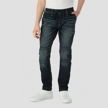 Levi's Denizen Boys' Athleisure Taper Jeans 12 Regular 208 Taper Fit Flex Blue