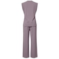 thumbnail image 6 of Womens 2 Piece Sweatsuits Lounge Sets Track Suits Tank Tops Wide Leg Pants Spring Matching Outfits with Pockets, 6 of 6