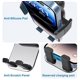 thumbnail image 2 of BR Soporte para teléfono con ventilación para rejilla de automóvil gris - Rotación mejorada de 360 ​​y liberación de botón - Compatible con iPhone 14 Pro Max y teléfonos inteligentes de 4 a, 2 of 4