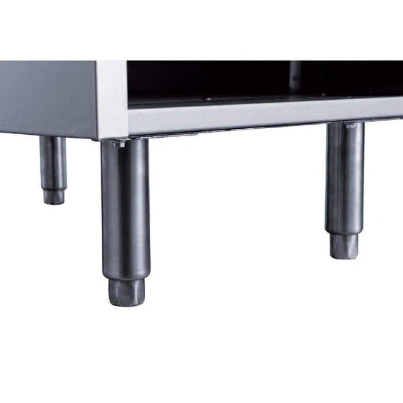Dukers DCSPA2 Stock Pot Range - 160,000 BTU, 4 Heavy-Duty Cast Iron Burners, Stainless Steel Construction