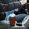 thumbnail image 4 of Yayeee 30oz Stainless Steel Tumbler with Straw and Handle Double-Wall Insulated Travel Water Bottle, Brown Tribal Pattern, 4 of 8