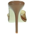 thumbnail image 6 of Steve Madden Signal Transparent Tan Fashion Dress Womens Open Toe Heeled Sandals (Translucent Tan, 6.5), 6 of 9