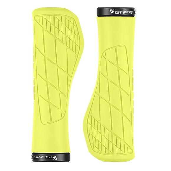 Dvkptbk Bicycle Handlebar Bicycle Non-Slip Rubber Grips Cover Bike Lock Grips Cover Bike Accessories