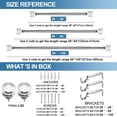thumbnail image 4 of Urbanest Palazzo Crystal Single Curtain Rod and Hardware Set, 4 of 6