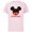 Soft Pink, variant on Disney Mickey Mouse Icon Shorts Stepdad Father’s Day - Short Sleeve Cotton T-Shirt for Adults - Customized-Black