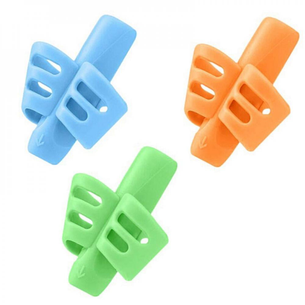 4pcs Soft Silicone Pencil Grip for kids Pupils Children Writing Handwriting ^ 