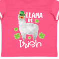 thumbnail image 4 of Inktastic St. Patrick's Day Llama Be Irish with Green Shamrocks Boys or Girls Toddler T-Shirt, 4 of 5