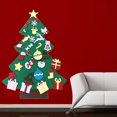 thumbnail image 5 of Árbol de Navidad de fieltro que enriquece el conocimiento del color, decoración exquisita de árbol de Navidad de fieltro para el hogar, 5 of 5
