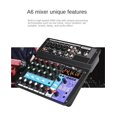 thumbnail image 4 of Dj Controller Mixer Sound 6 - Way  Pro Equipment Mixing Console Professional Portable Video Consumer Electronics ,Smart Fader, 4 of 7