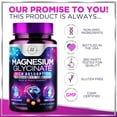 thumbnail image 6 of Magnesium Glycinate Supplement 1000mg - 100% Chelated & Purified - to Support Sleep, Heart Health, Muscles, & Bone Strength - Best Absorption Magnesium Glycinate, Bottled in USA - 120 Capsules, 6 of 9