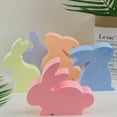 thumbnail image 4 of 3D Bunny Candle Holder Silicone Mold,Easter Candlestick Silicone Concrete Gypsum Mold for DIY Crafts, 4 of 7