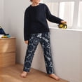 thumbnail image 5 of Disketp Anchors and Lighthouse for Teenagers' Pajama Pants ,Lounge Pants Teen joggers Ideal for Home, School, or Sports-Medium, 5 of 6