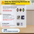thumbnail image 2 of Cargador inalámbrico Hicevaiy 6 en 1 para Samsung/Android con alarma, 2 of 7