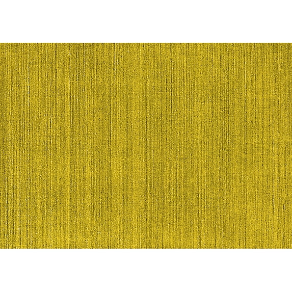 Ahgly Company Machine Washable Indoor Rectangle Oriental Yellow Industrial Area Rugs, 2' x 4'
