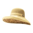 thumbnail image 4 of XIAOCHA Womens Mesh‑Panel Sun Hat Wide‑Brim Bucket Hat Outdoor Boonie Hat,Yellow, 4 of 4