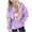 Purple, variant on YUANxueke Cute Ghost Pumpkin Graphic Sweatshirt for Girls Long Sleeve Oversized Hooded Sweatshirt Casual Pullover Tops with Pocket