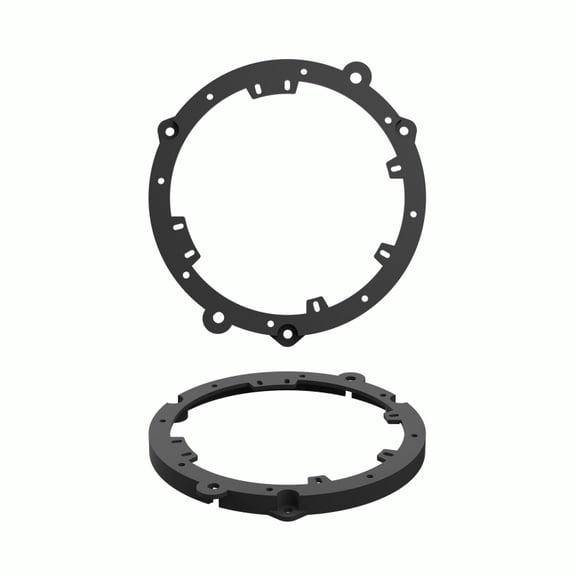 Metra 82-7304 6.5” to 6.75” Speaker Mounting Adapters for select 2005-2024 vehicles from Kia, Hyundai