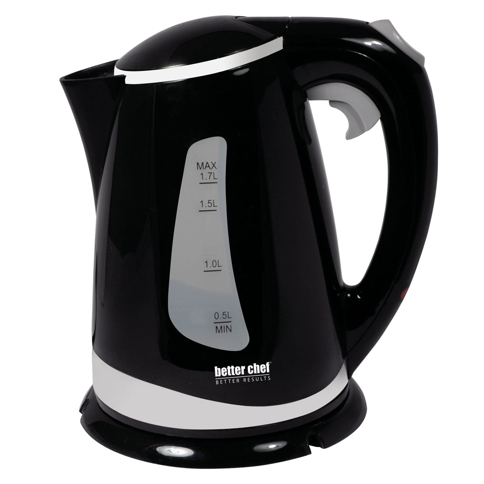 BETTER CHEF IM146B Cordless Electric Kettle Black