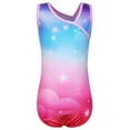 thumbnail image 2 of BAOHULU Sparkle Gymnastics Leotard for Girls Gradient Pink Practice Outfit Dancewear, 2 of 6