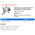 thumbnail image 2 of PCV Valve Kit - Compatible with 2001 - 2005 BMW 330xi 3.0L 6-Cylinder 2002 2003 2004, 2 of 2