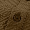 thumbnail image 7 of Bxsruta Men's Pullover Shirts Long Sleeve Half Button Down Tops with Pockets Textured Casual Workwear, 7 of 7