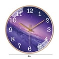 thumbnail image 3 of Gnmfd Wall Clock Silent Non-Ticking Battery Operated 8 Inch Quartz Decorative School Office Home Kitchen Bedroom Easy Read Modern Arabic Numerals Timepiece Living Room Decor, 3 of 7