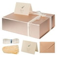 thumbnail image 1 of LIFELUM Gift Box 2 Pack 11 x 8 x 3.5 Luxury Rose Gold, 1 of 6