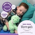 thumbnail image 2 of Warm Pals - Daniel Dragon - 1.5lbs - Cozy Microwavable Lavender Scented Plush Toys - Heated Stuffed Animal - Heatable Coolable Bedtime Comfort Plushie, 2 of 6