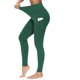 thumbnail image 1 of THE GYM PEOPLE Pantalones de yoga gruesos de cintura alta con bolsillos, control de barriga, entrenamiento, correr, yoga, leggings para mujer, 1 of 4