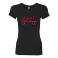 thumbnail image 2 of Wild Bobby, SRT Silhouette Street Racing Viper, Cars and Trucks, Women Slim Fit Junior Tee, Black, Small, 2 of 4