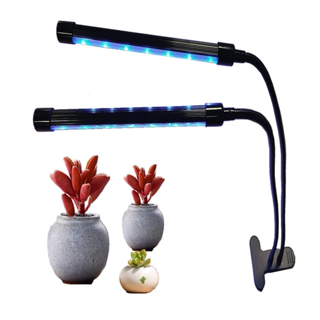 Clip USB para crecimiento de plantas, temporizador de atenuación, espectro completo, plantación en interiores, luz suplementaria, lámpara solar de imitación