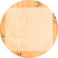 thumbnail image 1 of Ahgly Company Indoor Round Solid Orange Modern Area Rugs, 6' Round, 1 of 1