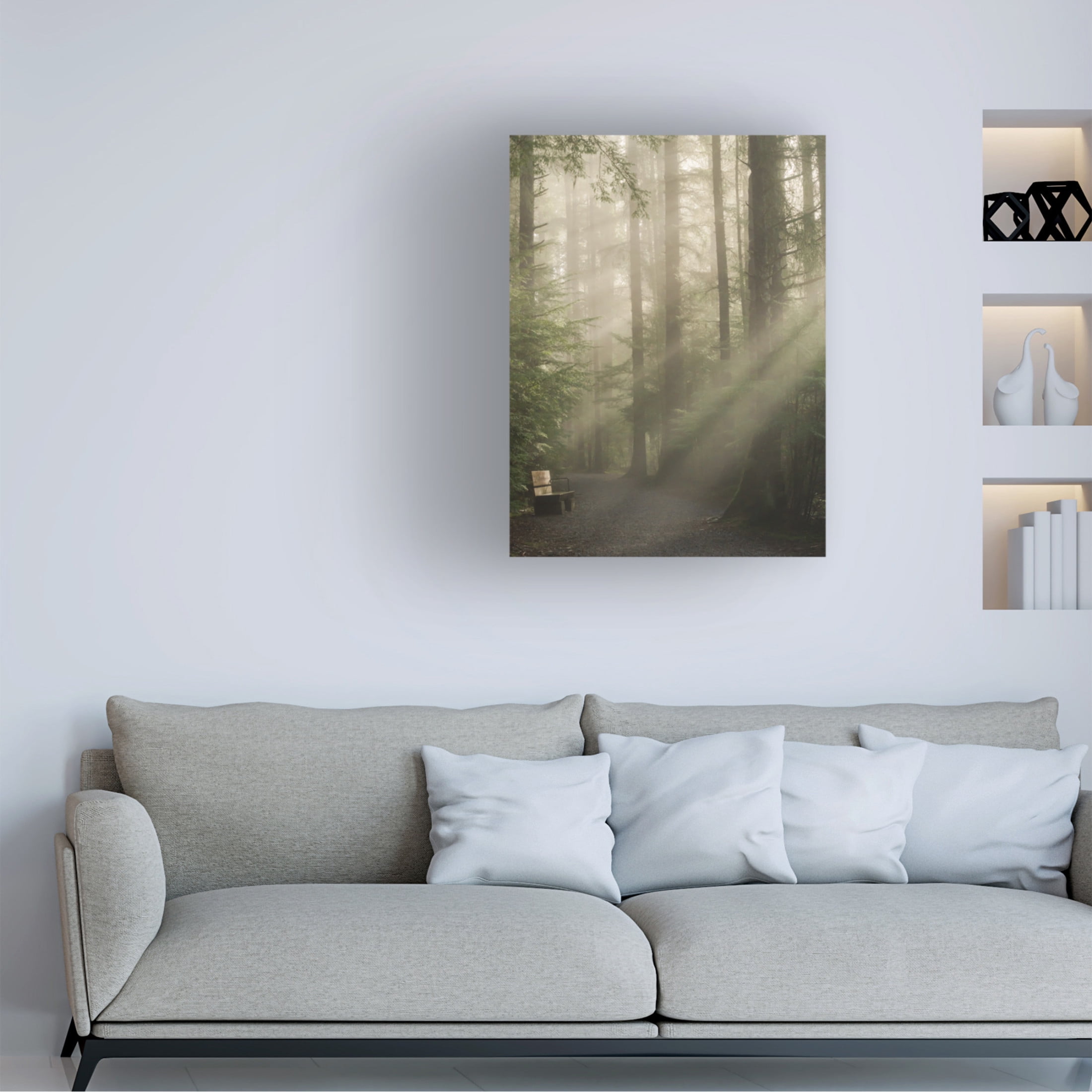 Trademark Fine Art Misaki Saito KomorebiaAeUae&Frac14;AAeY Canvas Wall Art
