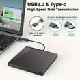 OUSITAID External CD DVD Drive USB 3.0 TypeC Portable USB C Superdrive